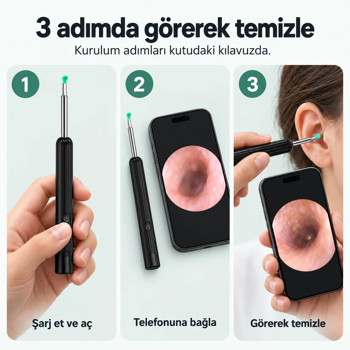 VeraEar | Klinik Kalitesinde Kulak Temizleme Kamerası