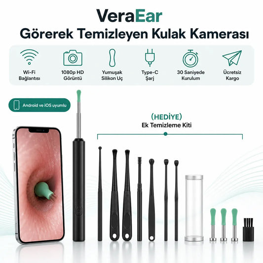 VeraEar | Klinik Kalitesinde Kulak Temizleme Kamerası